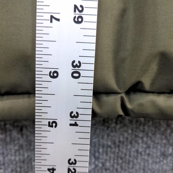 Fourcast Outerwear Men's Puffer Vest Green Large Sleeveless Polyester Coated - Picture 14 of 15